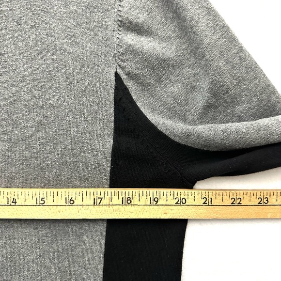 525 America L Large Varsity Cardigan Sweater Longline Colorblock Pockets - Picture 7 of 8